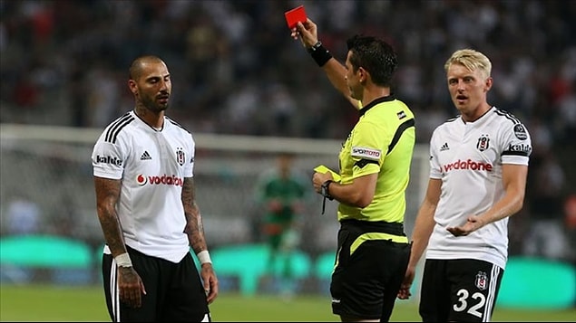 Şampiyon Beşiktaş'ta tek kırmızı kart