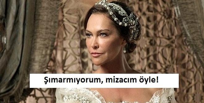 21 Gif'le Hülya Avşar'ın Hangi Role Girerse Girsin Şımarık Görünmekten Kurtulamaması