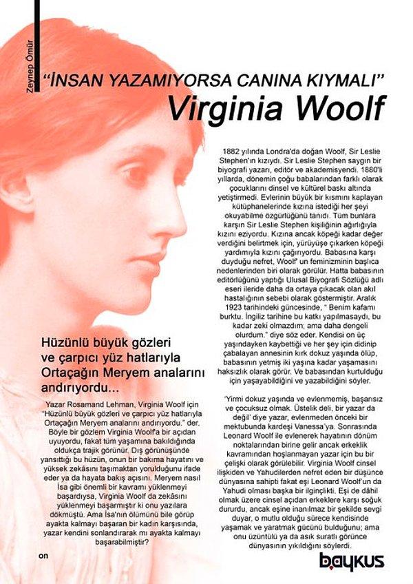 9. İnsan Yazamıyorsa Canına Kıymalı: Virginia Woolf