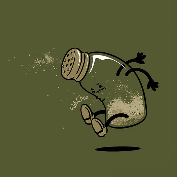 7. Перечница чихает