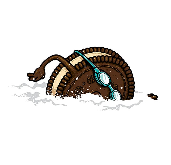 24. Пловец в молоке