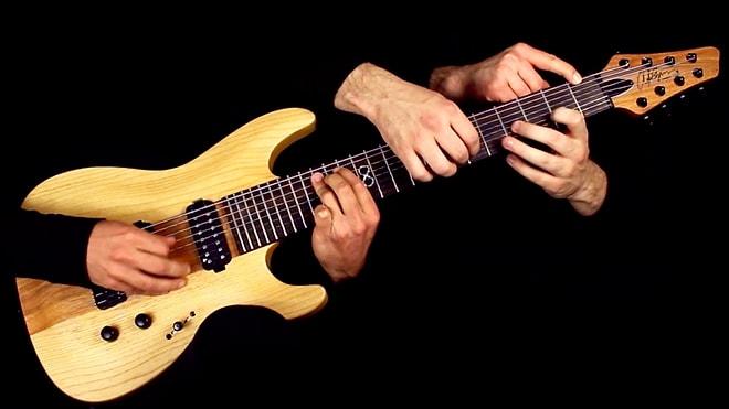 3 Kişi Bir Gitar ve Metallica'nın Muhteşem 'One' Şarkısı