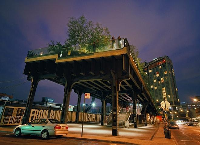 Bir İleri Görüşlülük Eseri! Manhattan'ın Üzerindeki Botanik Parkı 'The High Line'