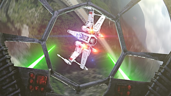 Star Wars'un Savaş Sahnesi Drone'lar ile Yeniden Canlandırıldı