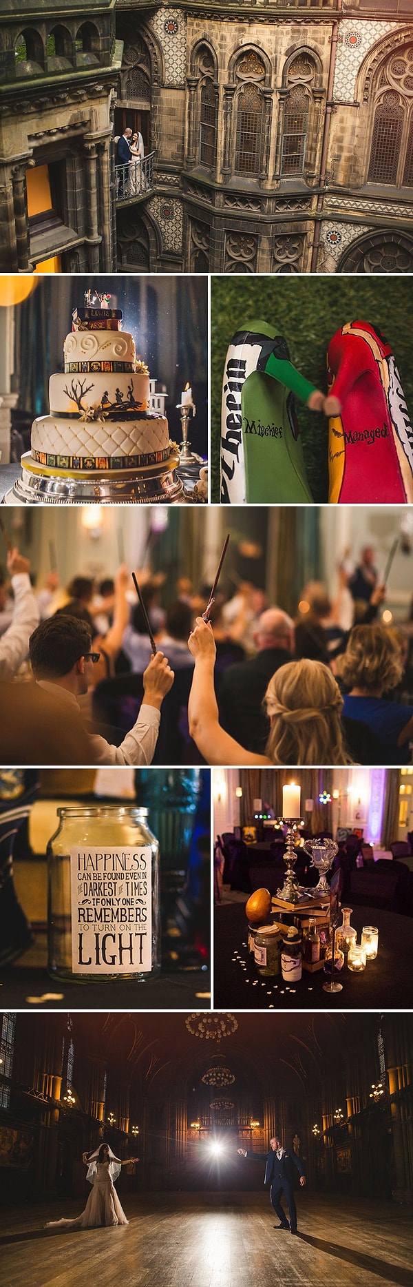 1. Свадьба в стиле "Гарри Поттер"