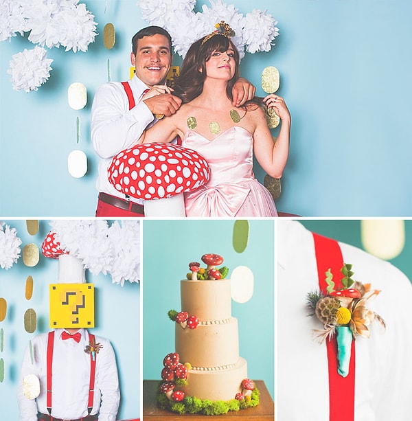 8. Свадьба в стиле "Супер Марио"