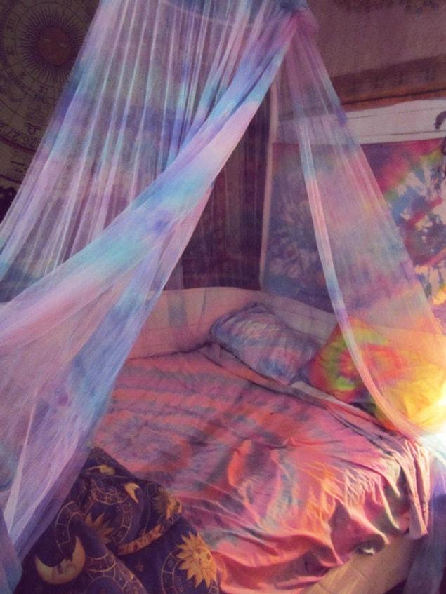 1. The princessy and fabulous mosquito net canopies