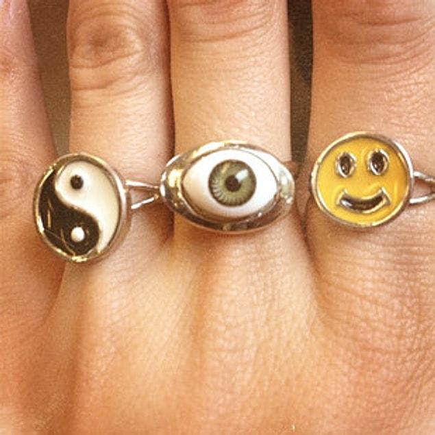 6. These novelty rings that make a statement