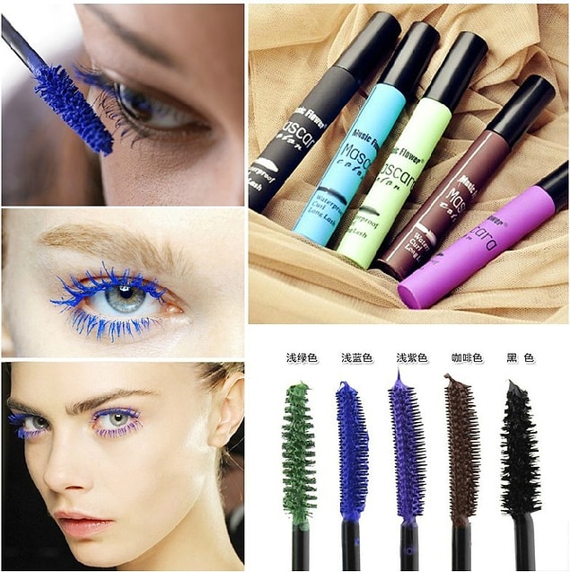 10. Colorful mascaras