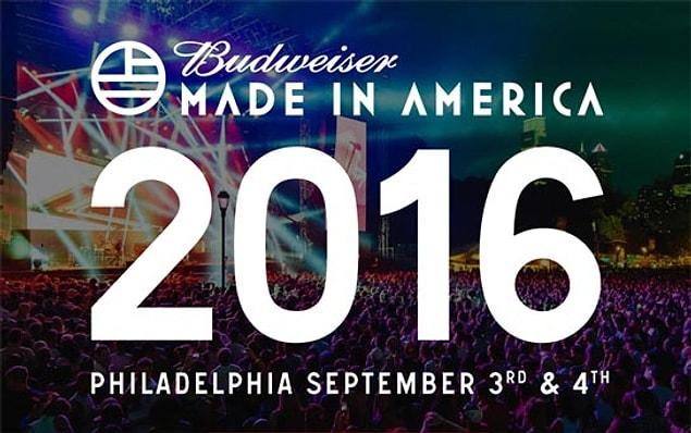 20. Made in America Festival: September 3th-4th, Philadelphia, USA