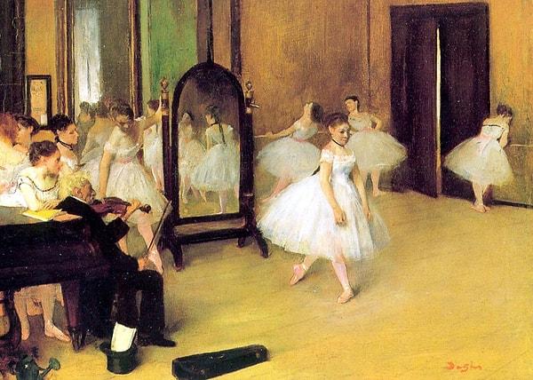 7. Edgar Degas, dansa ve dansçılara hayrandı. Tahminlere göre, dansçıları tasvir ettiği yaklaşık 1500 eser bıraktı.