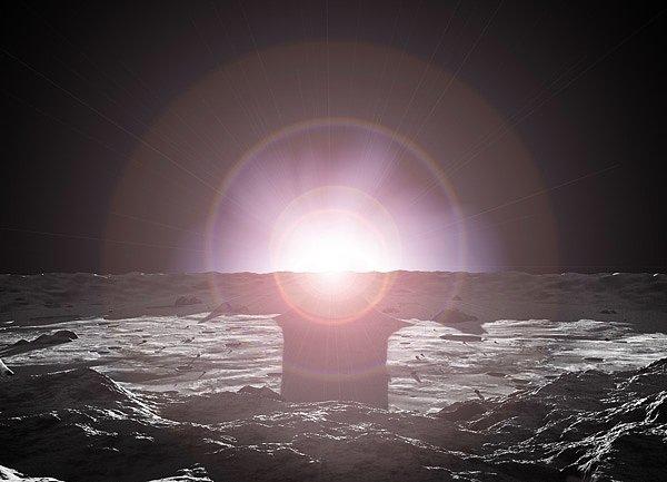 11. Güneş'e en yakın gezegen olan Merkür'den bir manzara.