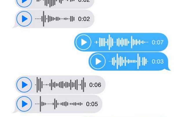 8. They usually use voice recordings because they are too lazy to type.
