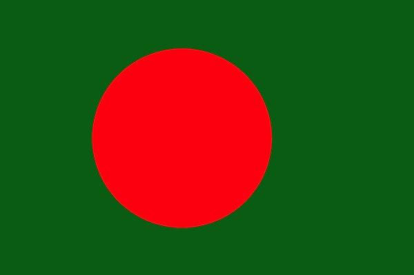 19. Bangladeş Bayrağındaki Yuvarlak Tam Ortada Değil Çünkü Gönderde Dalgalanırken Tam Ortada Görünür Diye Düşünmüşler