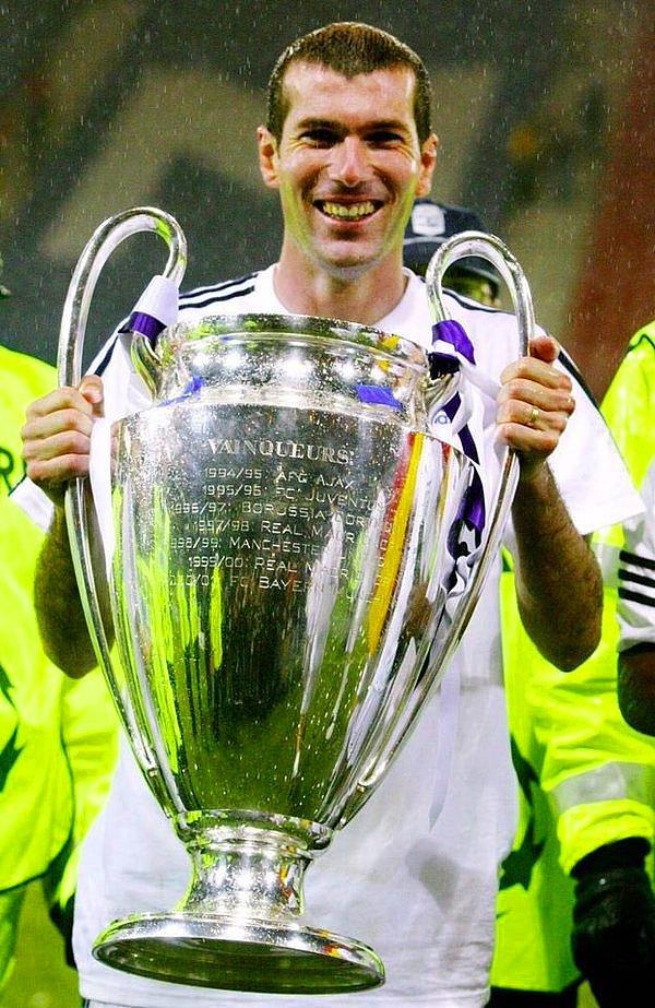 2002 ve 2016 yıllarında Zidane
