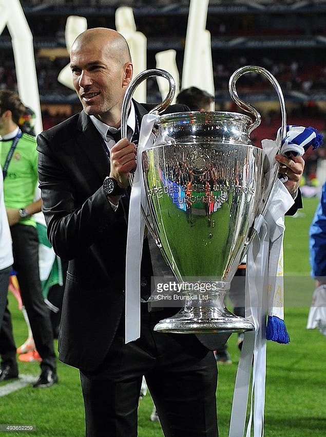 2002 ve 2016 yıllarında Zidane