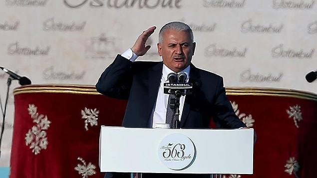 Yıldırım: 'Ey Fatih Sultan Mehmet Han; Sen aziz İstanbulu feth için gemileri karadan geçirdin, Erdoğan ve arkadaşları trenleri, arabaları denizin altından geçirdi'