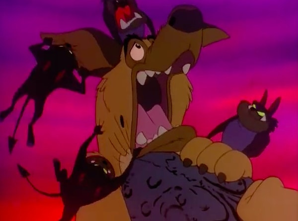 27. Сцена собачьего ада, "Все псы попадают в рай"