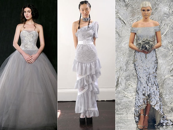 13. Серого цвета. К розовому и золотому вариантам.