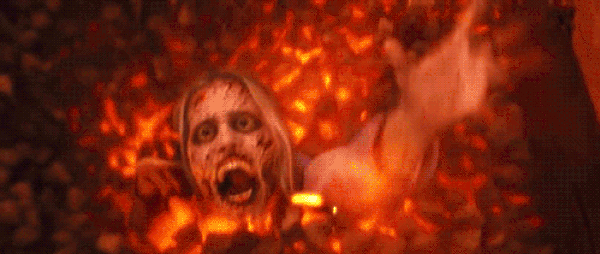 15. İzlemeyenler için dev spoiler: Kara Büyü / Drag Me to Hell (2009) filminin bu sarsıcı sahnesi.