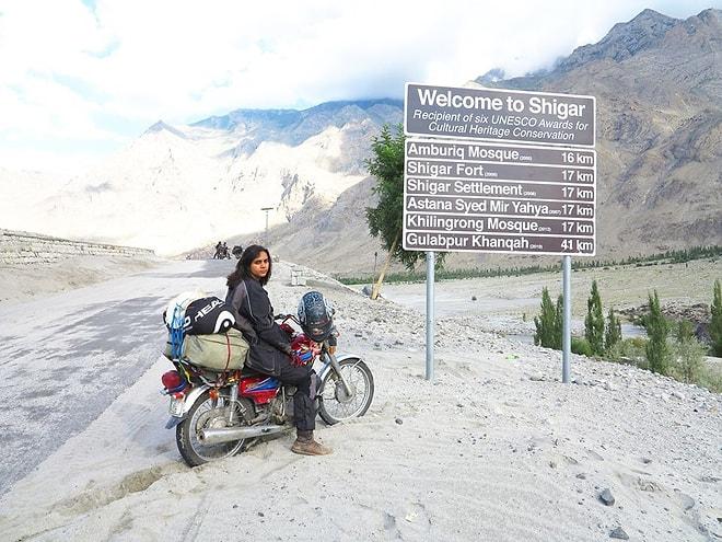 Motosikletiyle Ülkesini Keşfe Çıkan Pakistan'ın En Cesur Kadınıyla Tanışın!