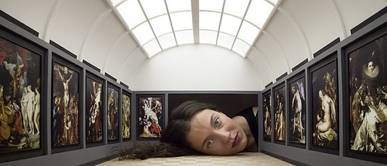 Погрузиться в искусство с головой: проект грузинского художника