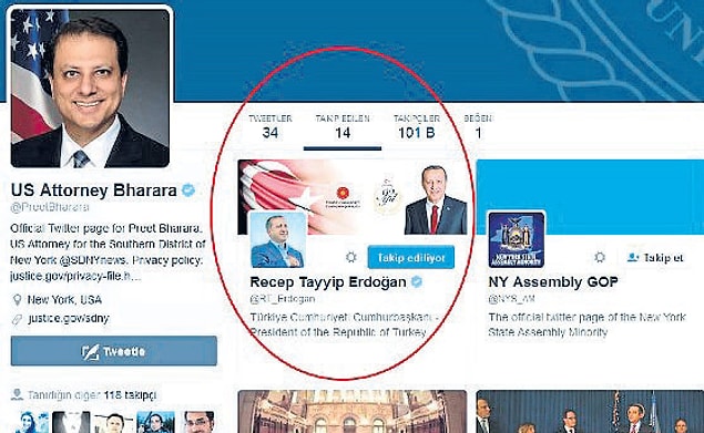 Önce takip etmiş sonra silmişti