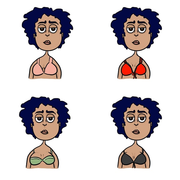 3. Но не имеет значения, какой бюстгальтер вы наденете, ложбинки вы не добьетесь