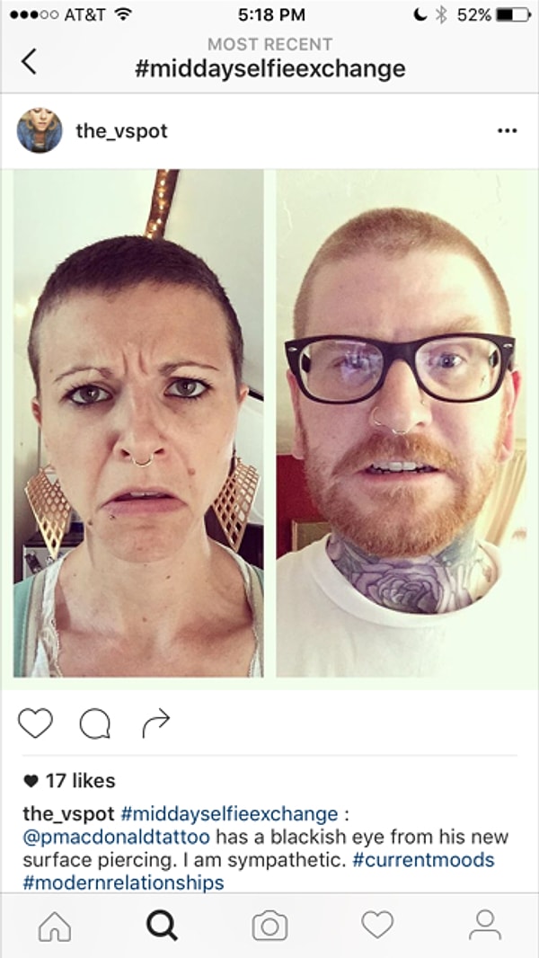 2. Обменивайтесь селфи