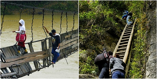 12 самых опасных в мире путей в школу