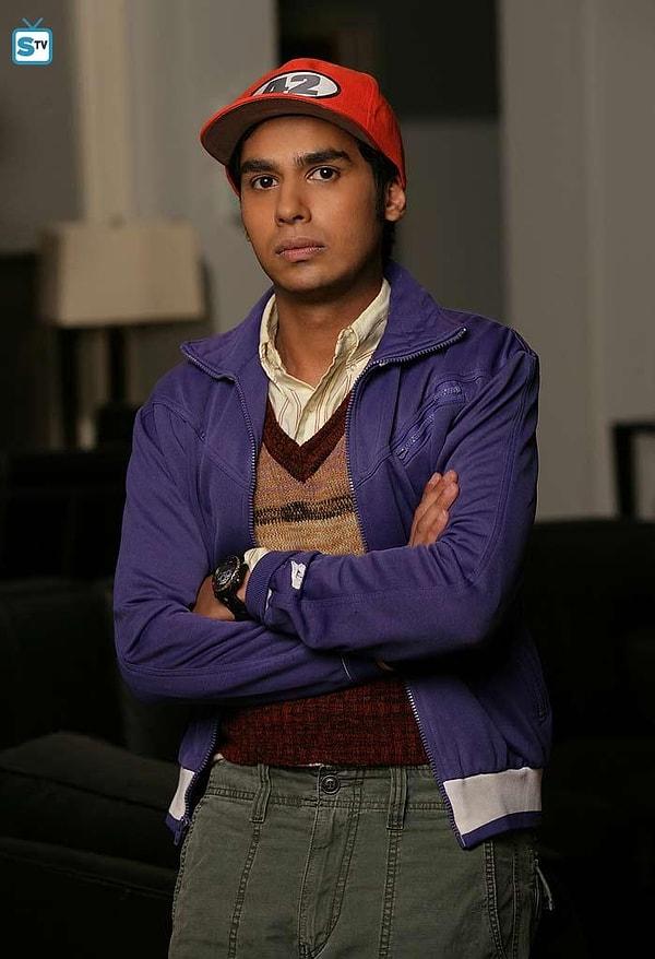 1. The Big Bang Theory (2007) 9 Yıldaki Değişimleri  / Kunal Nayyar (Rajesh Ramayan Koothrappali)