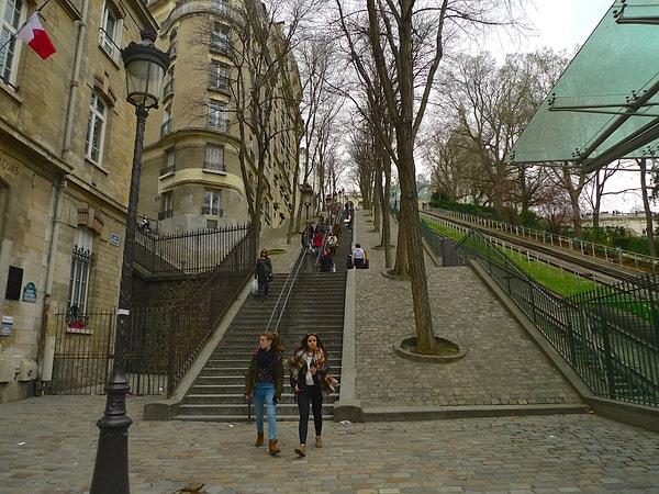 18. Rue Foyatier Merdivenleri - Paris, Fransa
