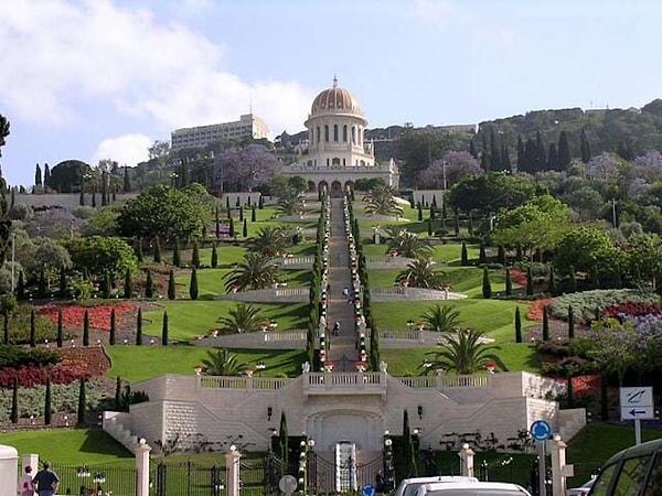 19. Bahá'í Gardens Merdivenleri - Haifa, İsrail