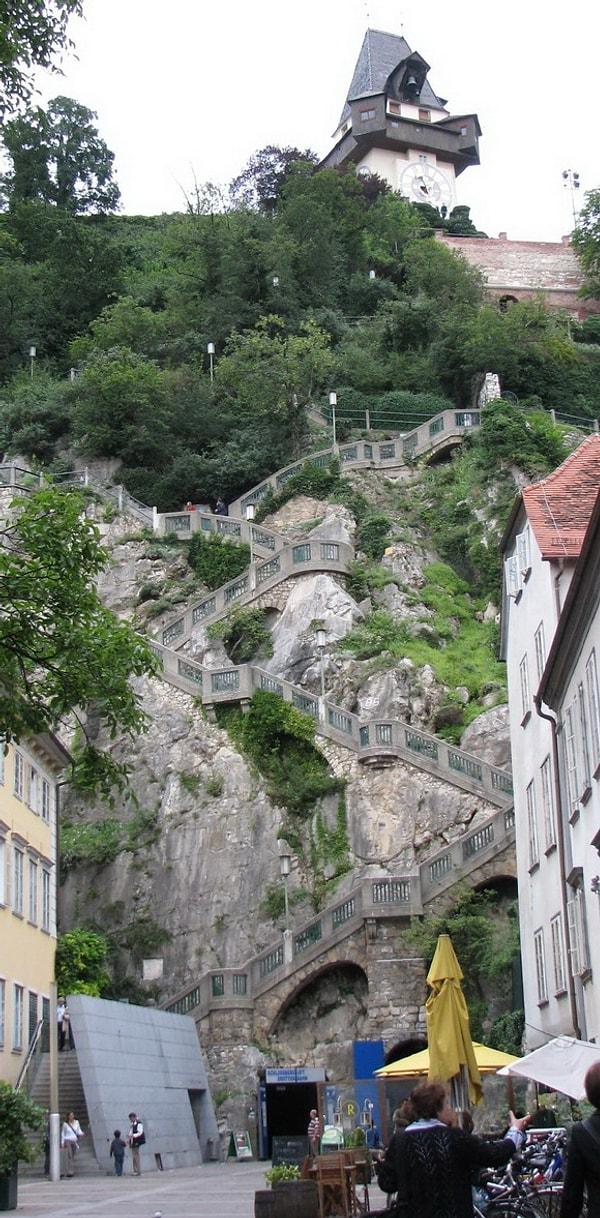 20. Schlossberg Merdivenleri - Graz, Avusturya