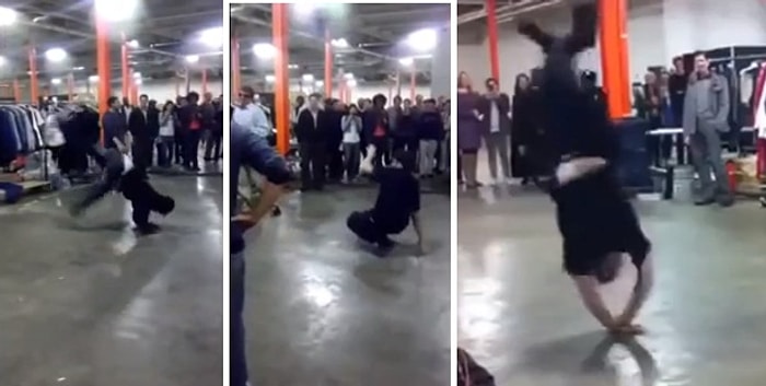 Amerikan Polisi Bir Harika Dostum! Sokak Dansçısı Genci Dumura Uğratan Polis