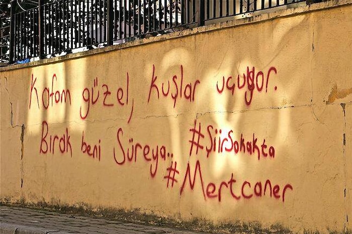 Şiir Sokakta Hazinesinden 20 Mert Caner Dizesi