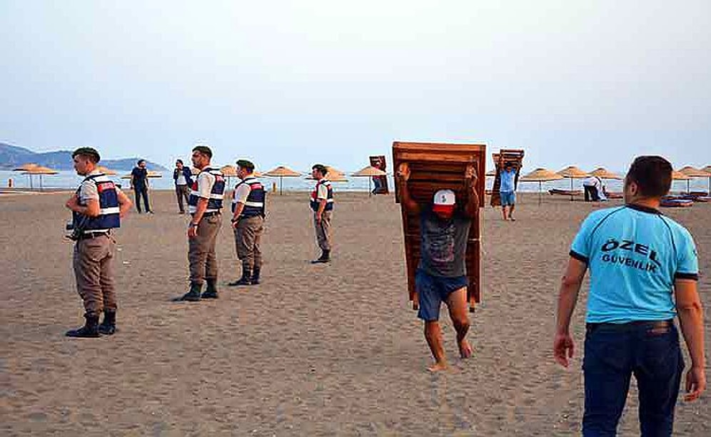 İztuzu Plajı'nda Tahliye Başladı