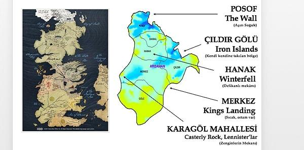 BONUS 2: Game of Thrones (Westeros) Haritasını Ardahan'a Bakıp Yapmışlar!