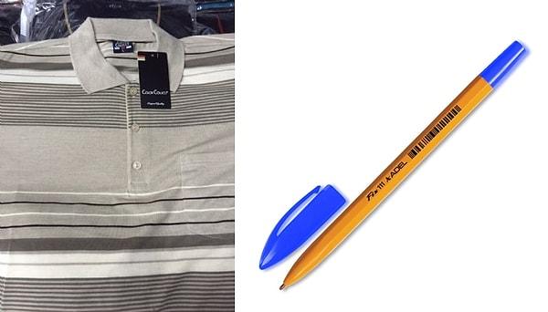 7. Aynı cepte en az bir tane tükenmez kalem bulunur ve kalem aktığı için ceketin dibinde mürekkep izi kalır.