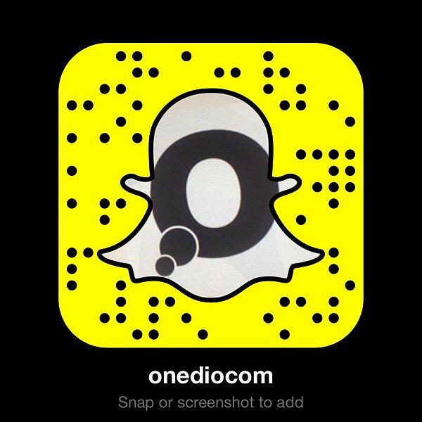 Onedio'yu Snapchat'te takip etmeyi unutmayın :)