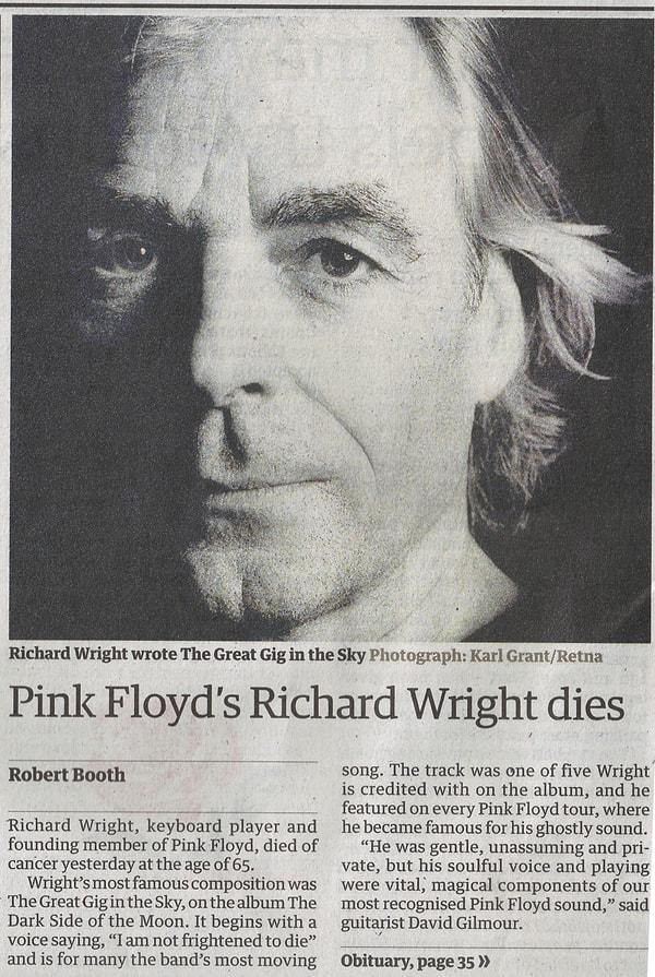 40. Syd Barrett ve Richard Wright’ın Ölümü (2006 ve 2008)