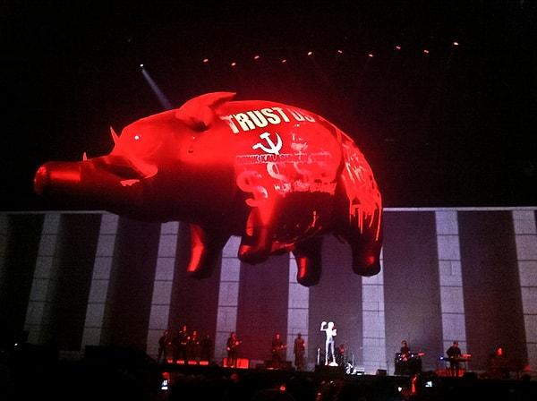 22. Pink Floyd'un meşhur domuzu