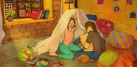 Любовь в мелочах: новые иллюстрации корейской художницы Puuung