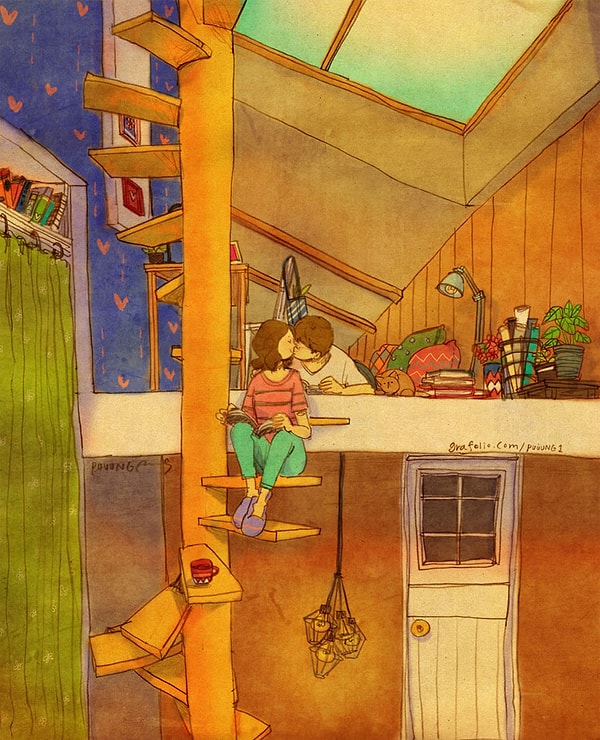 10. Переставать читать, чтобы поцеловаться