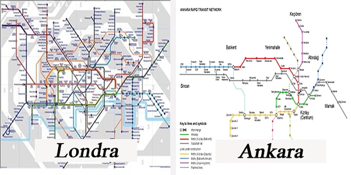 Схема метро в анкаре