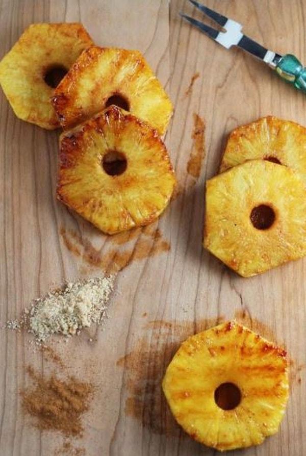 7. Tarçınlı Ananas Kızartması