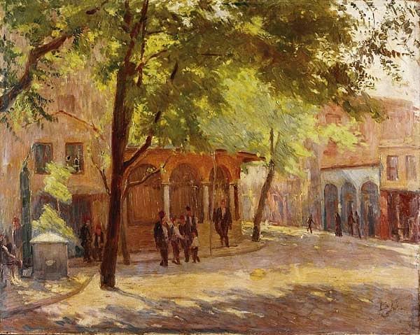 9. "Sokak Manzarası", Nazmi Ziya Güran (1881 – 1937)