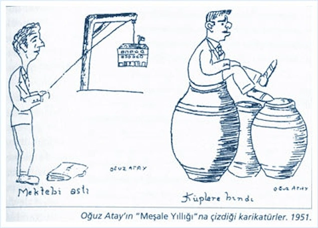 oÄuz atay karikatürü ile ilgili görsel sonucu