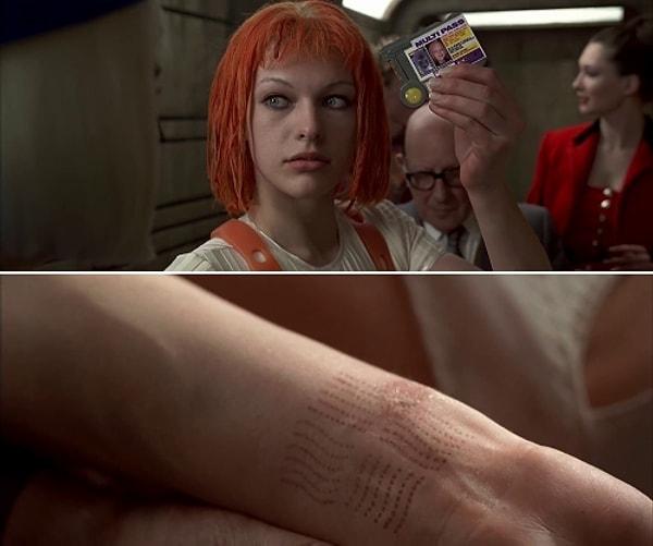 10. The Fifth Element'te Mila Jovovich'in oynadığı karakterin bu dövmesi.