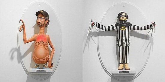 Американский скульптор создал фигуры знаменитых режиссеров в облике их же фильмов